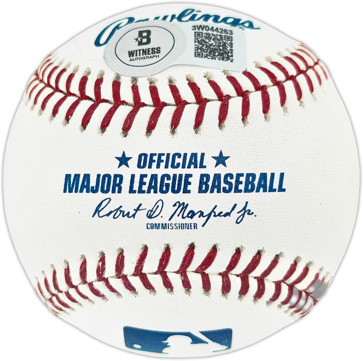 Trevor Hoffman Signed MLB Baseball Padres (Smudged) Beckett Wit