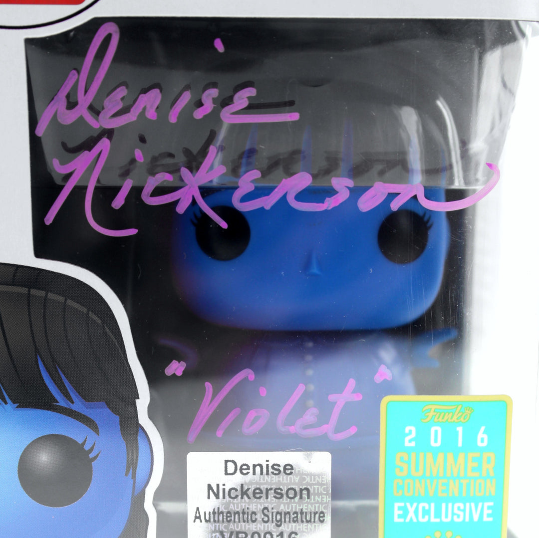 Denise Nickerson Signed Willy Wonka Violet Beauregarde Funko Pop #331 PSA/DNA