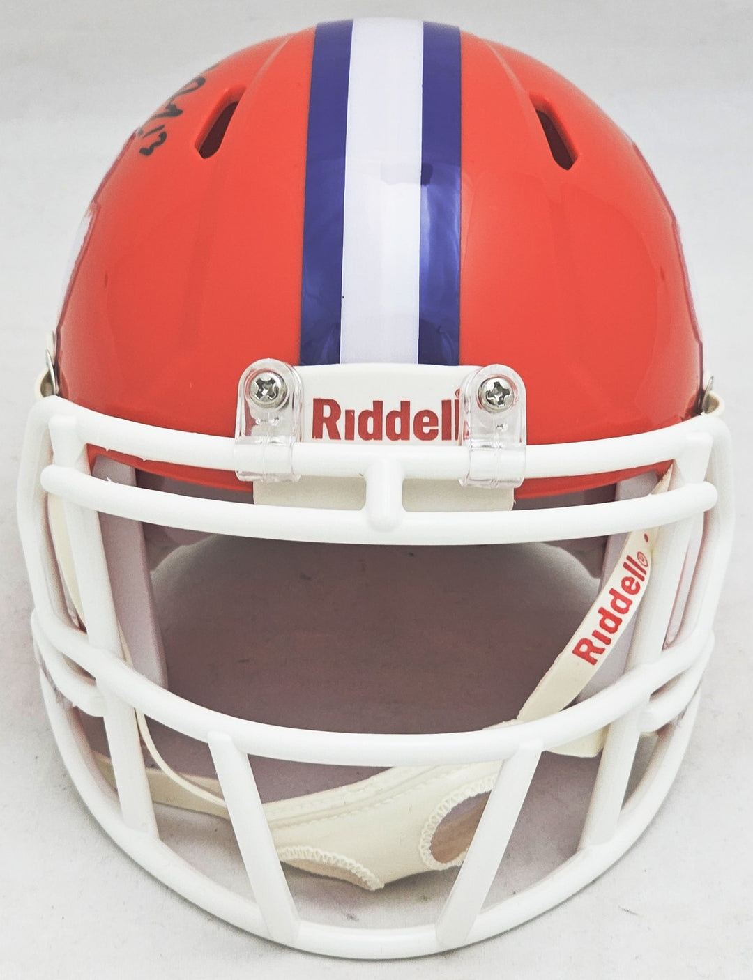 Hunter Renfrow Signed Clemson Tigers Orange Speed Mini Helmet Beckett