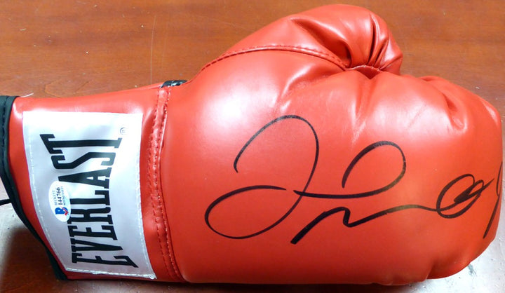 Floyd Mayweather Jr. Signed Red Everlast Glove RH Beckett