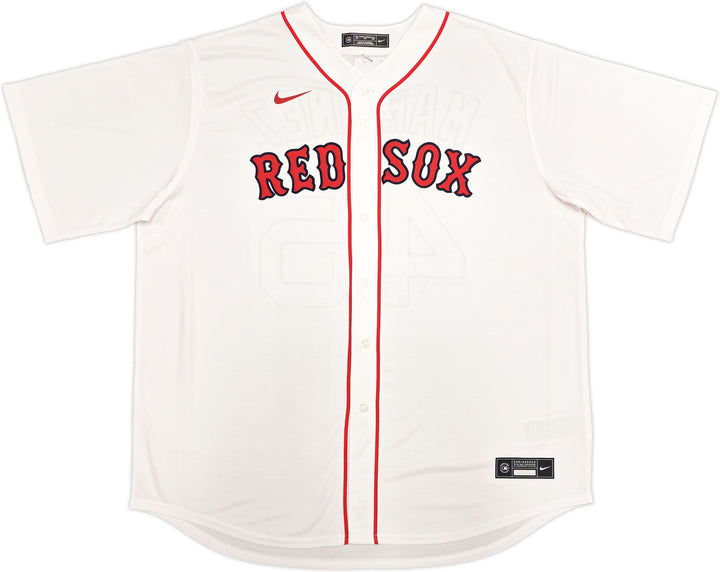 Boston Red Sox Pedro Martinez Auto Signed White Nike Jersey Size XXL Beckett Wit