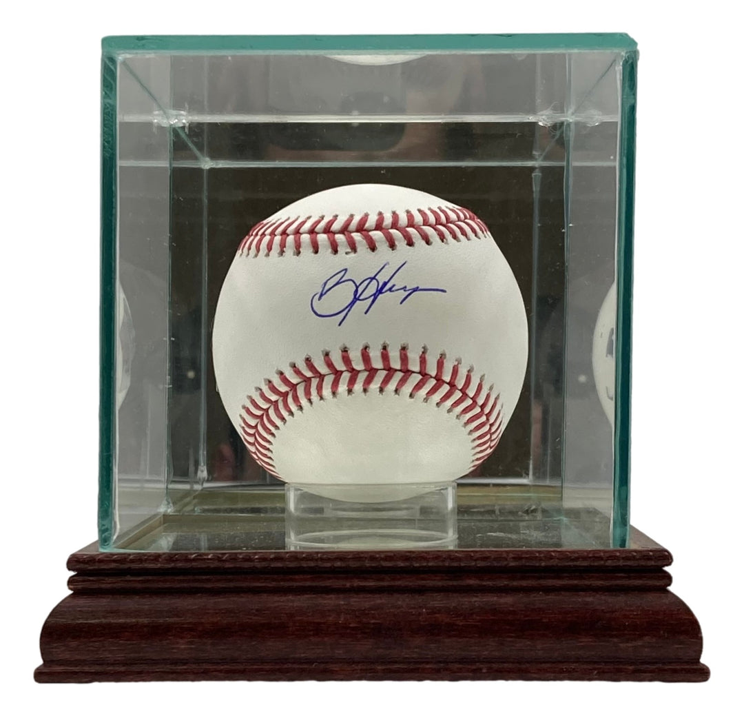 Bryce Harper Philadelphia Phillies Signed Official MLB Baseball w/ Case Fanatics