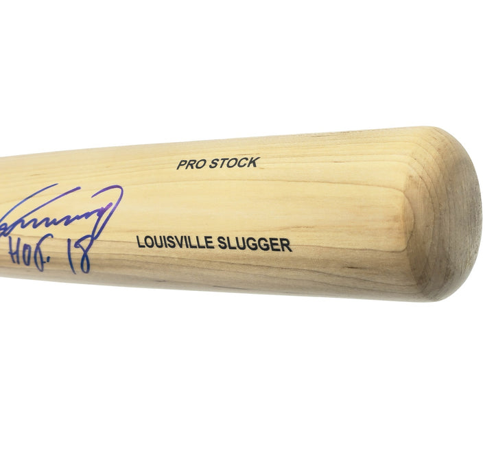 Vladimir Guerrero Sr. Auto Blonde L Slugger Baseball Bat Angels HOF 18 Beckett
