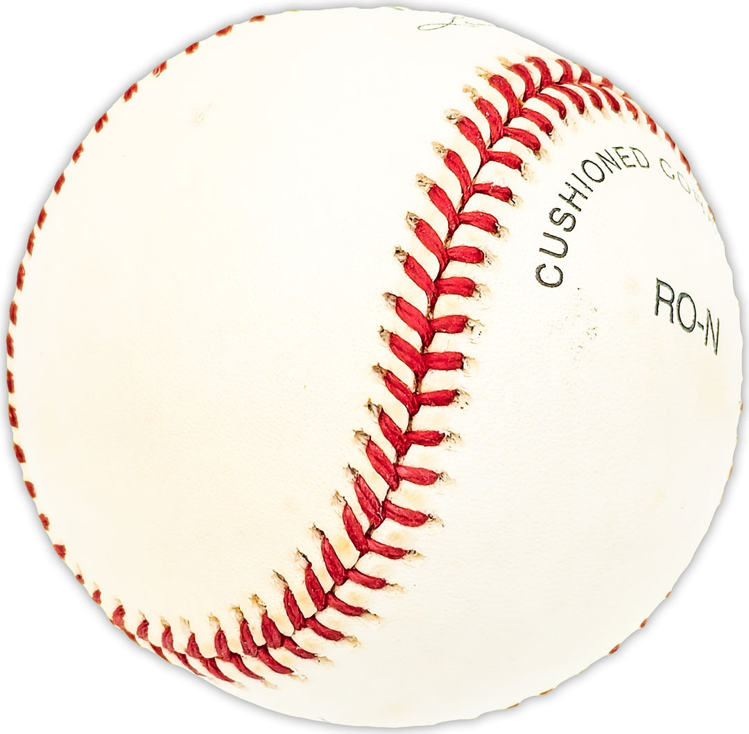 Bob Ramazzotti Signed Official NL Baseball Brooklyn Dodgers Beckett QR #BM25396