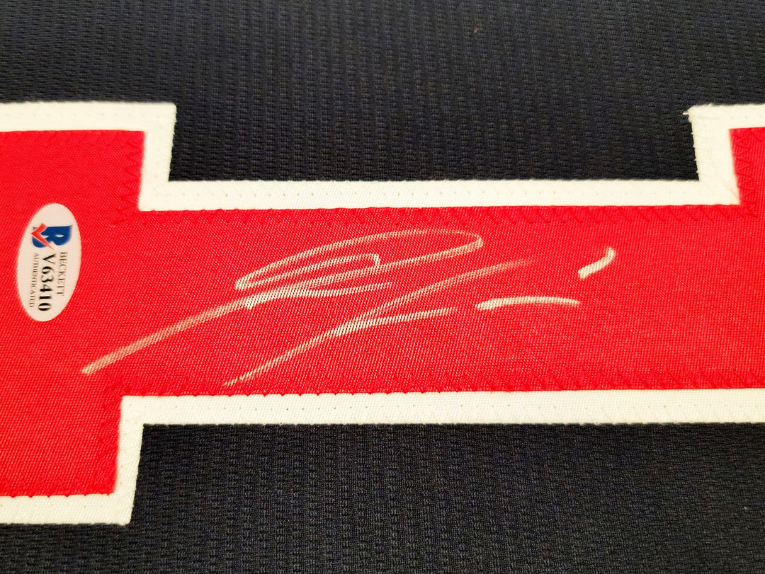 Atlanta Braves Ronald Acuna Jr. Signed Blue Nike Jersey Size XL Beckett
