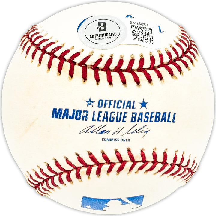 Herb Adams Signed Official MLB Baseball Chicago White Sox Beckett QR #BM25656