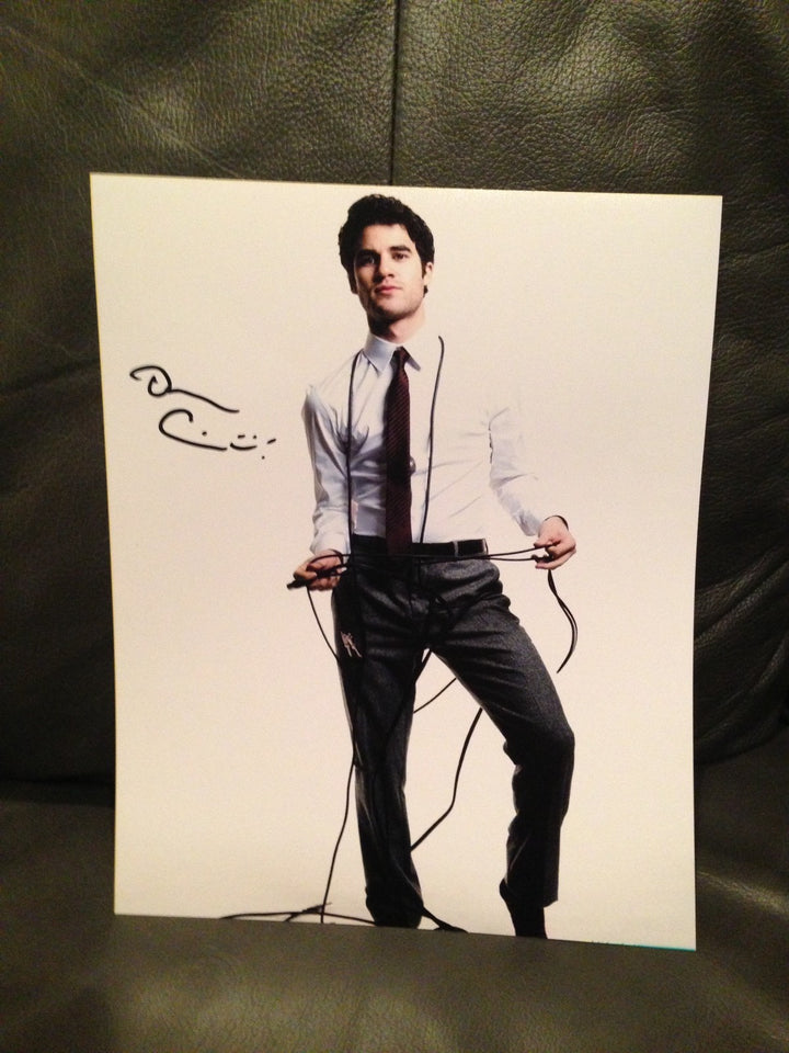 DARREN CRISS SIGNED AUTO 8X10 PHOTO GLEE MUSIC WOW COA - 2