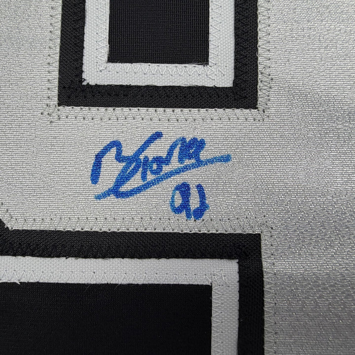 Autographed/Signed Brandt Clarke Los Angeles Black Jersey Beckett BAS COA