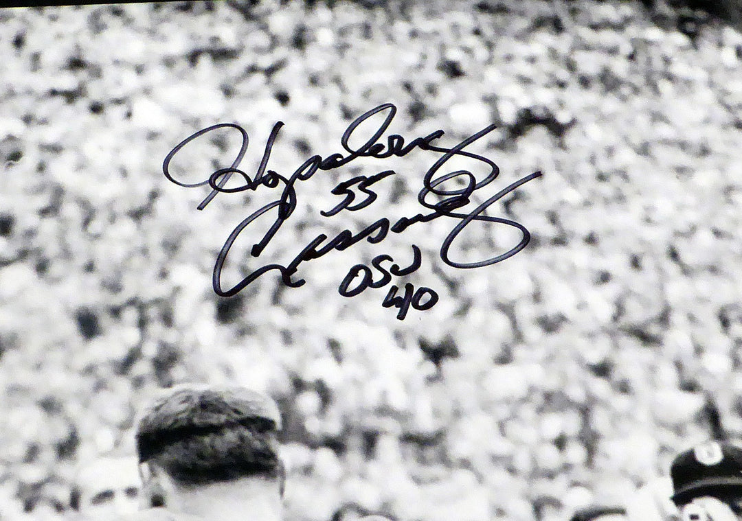 Howard "Hopalong" Cassady Signed 16x20 Photo Ohio State Buckeyes "OSU" Beckett