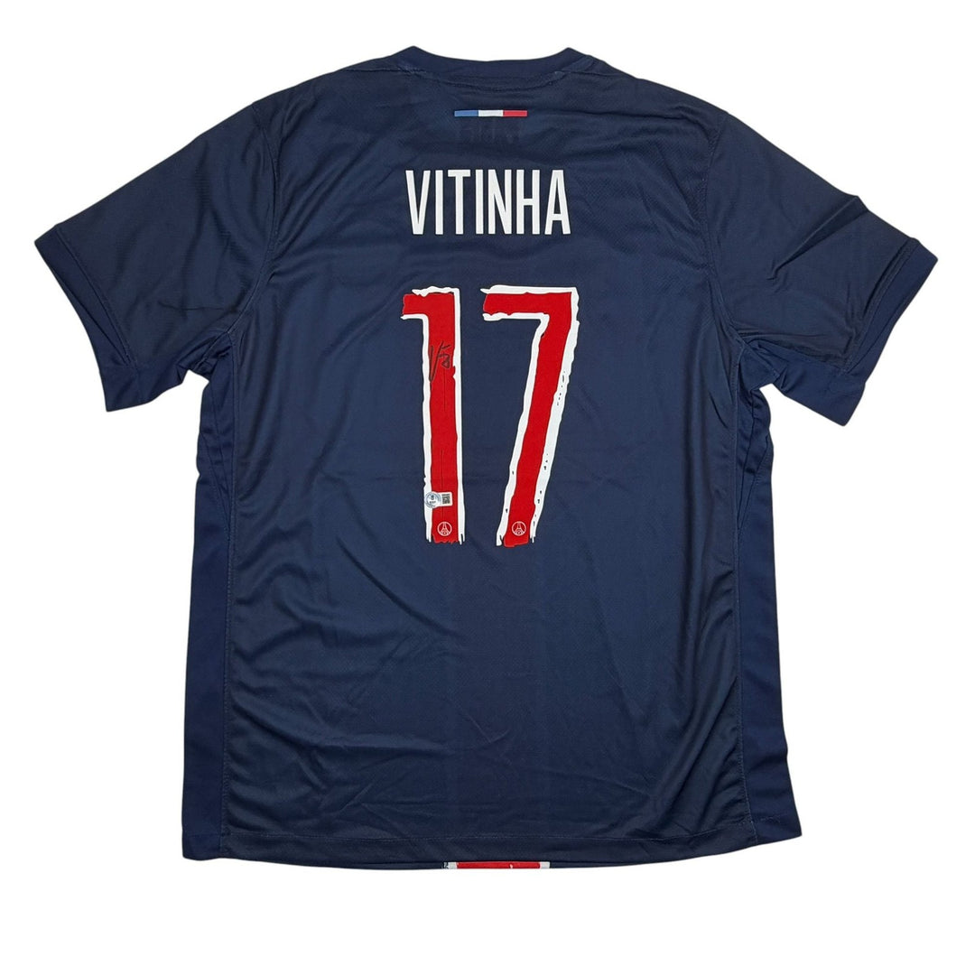 Autographed/Signed Vitinha PSG Paris Saint Germain Jersey Beckett COA $2