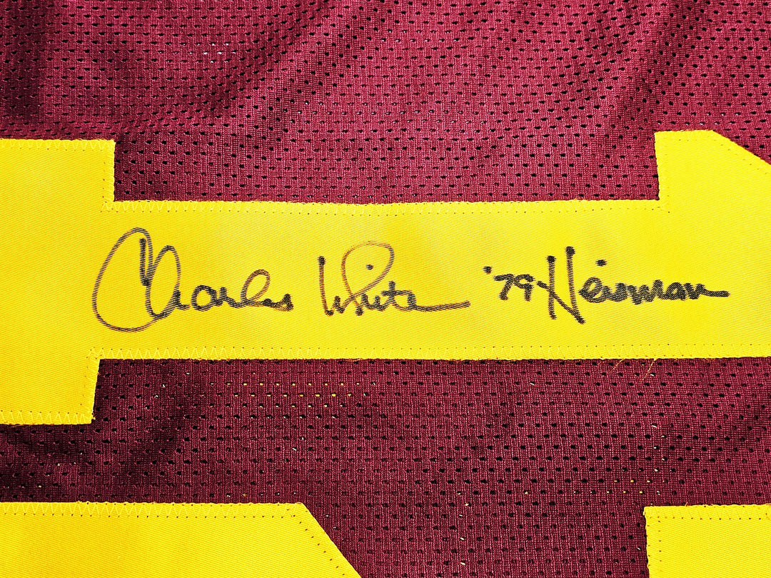 USC Trojans Charles White Autographed Signed Maroon Jersey "79 Heisman" PSA/DNA