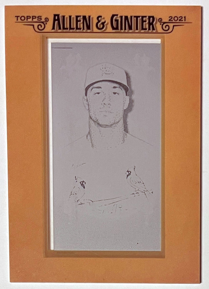 Jack Flaherty 2021 Topps Allen & Ginter Black Printing Plate #101 - 1/1