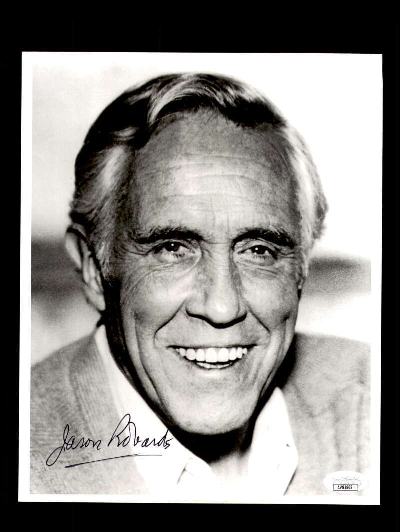 Jason Robards JSA Coa Signed 8x10 Photograph Autograph