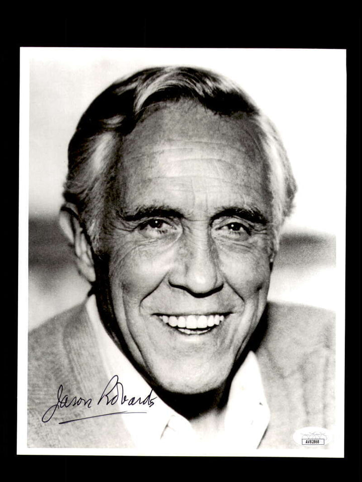 Jason Robards JSA Coa Signed 8x10 Photograph Autograph