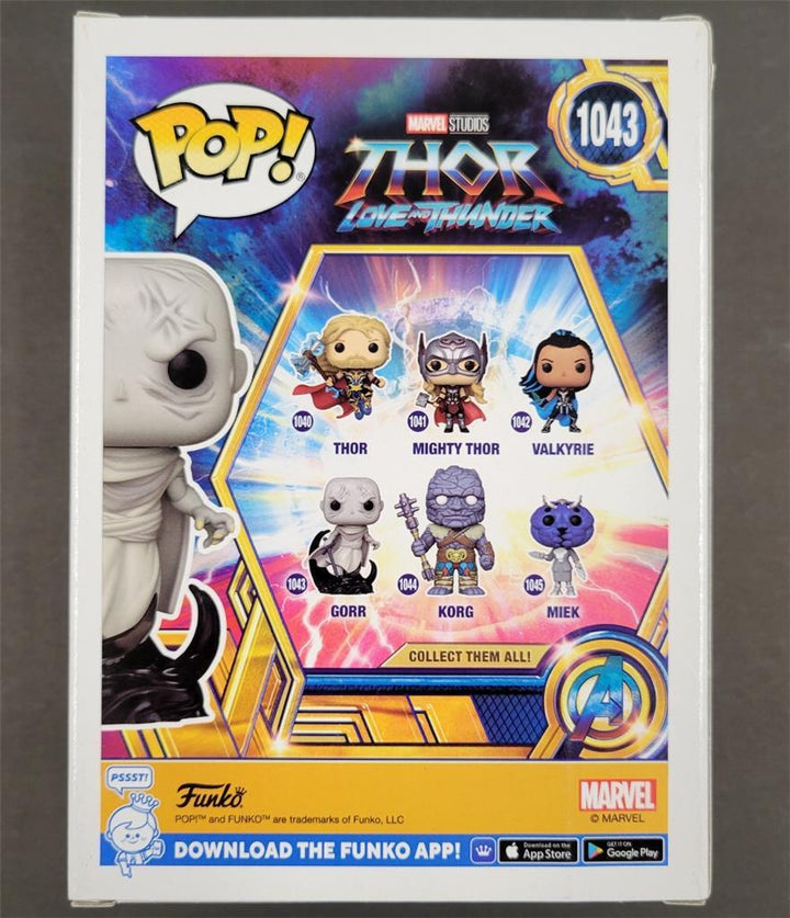 Christian Bale signed Gorr Funko Pop Marvel Thor autograph A ~ Beckett BAS Holo
