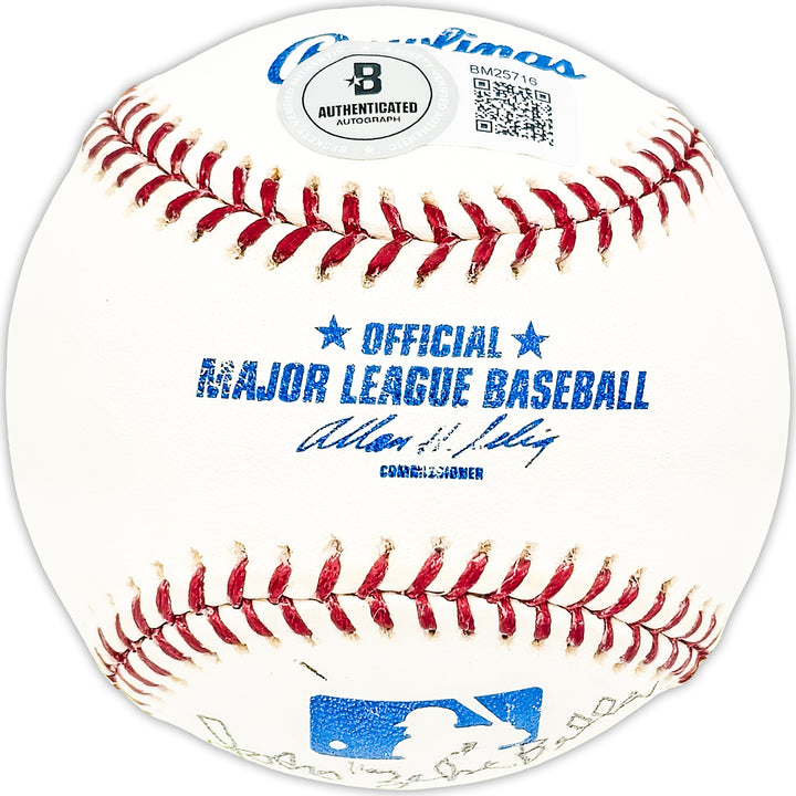 John "Zeke" Bella Signed MLB Baseball New York Yankees Beckett #BM25716