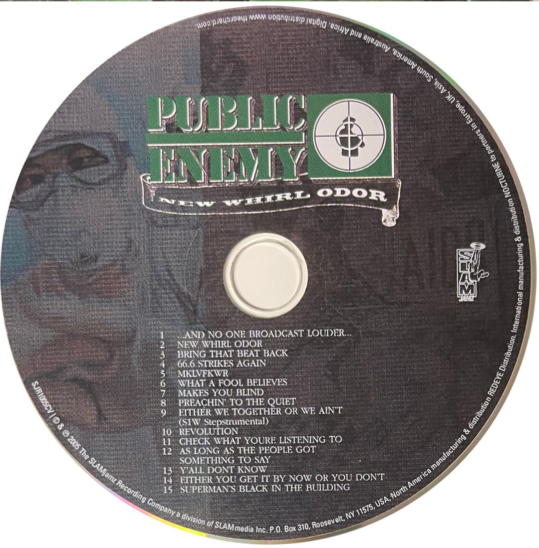 Chuck D signed 2005 New Whirl Odor Album Cover Booklet w/ CD & Case Peace - COA