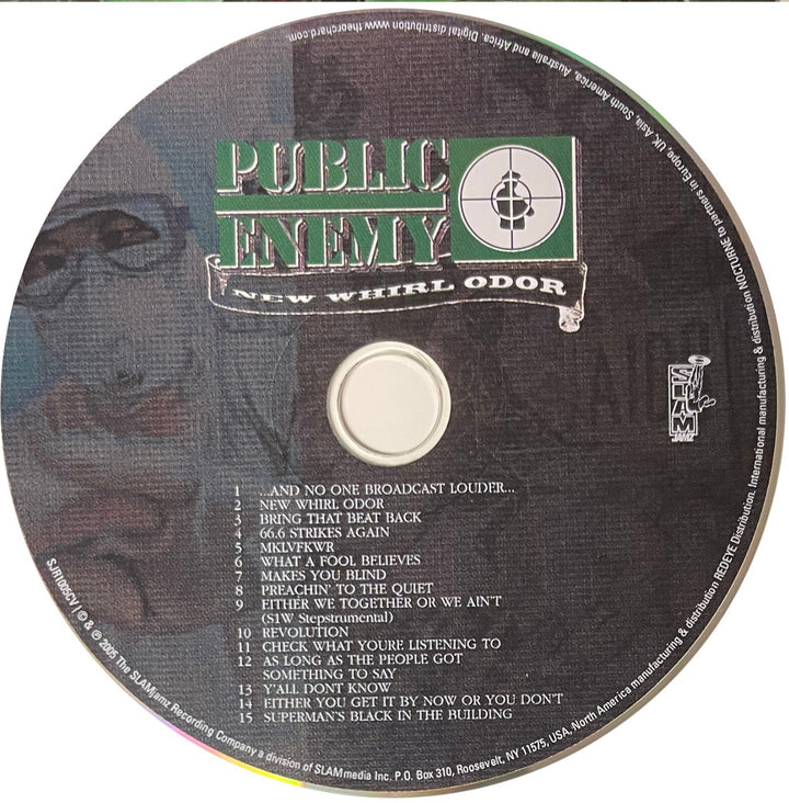 Chuck D signed 2005 New Whirl Odor Album Cover Booklet w/ CD & Case Peace - COA