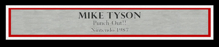 Mike Tyson Signed 8x10 Photo Nintendo Punch-Out!! With NES Controller BAS QR