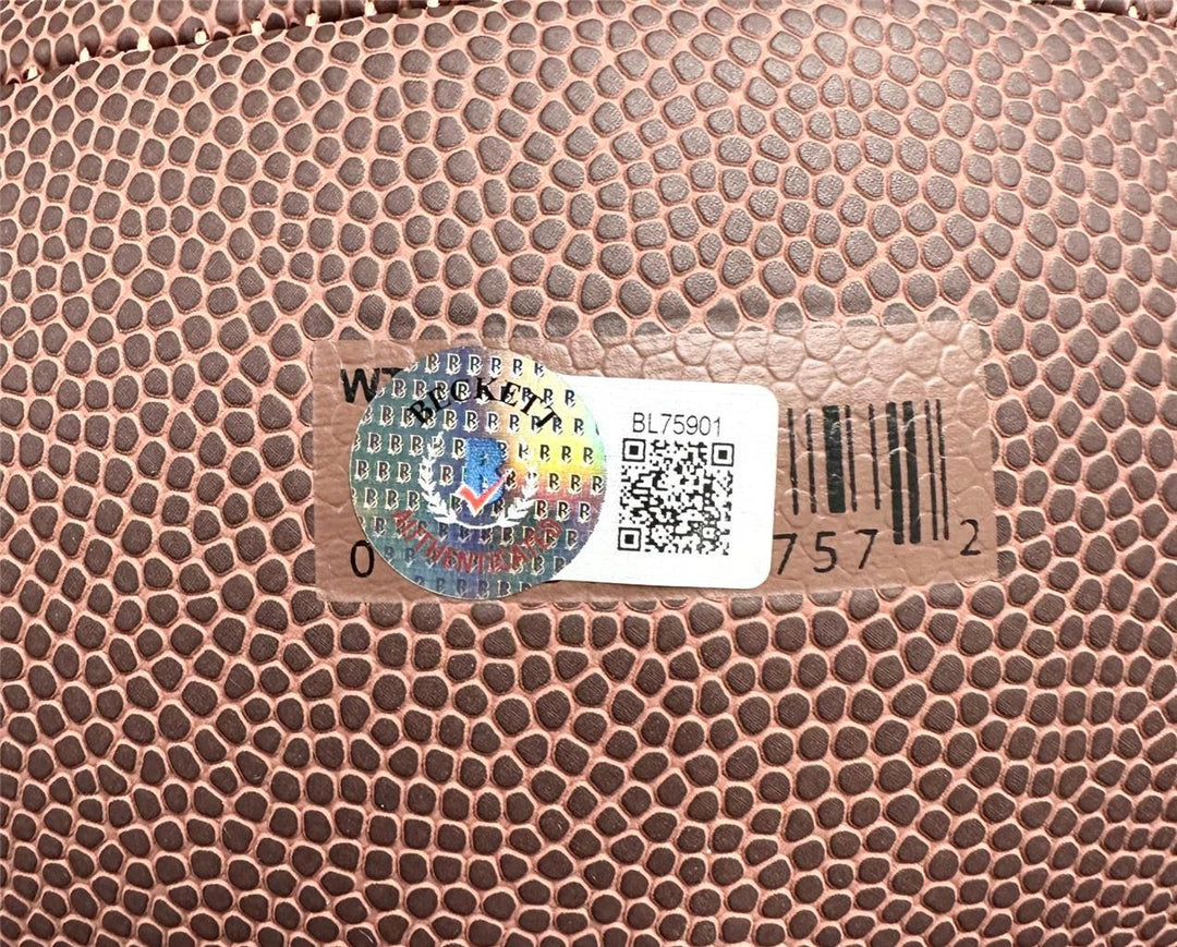 Adrian Peterson signed Replica NFL Football Vikings autograph (A) ~ Beckett BAS