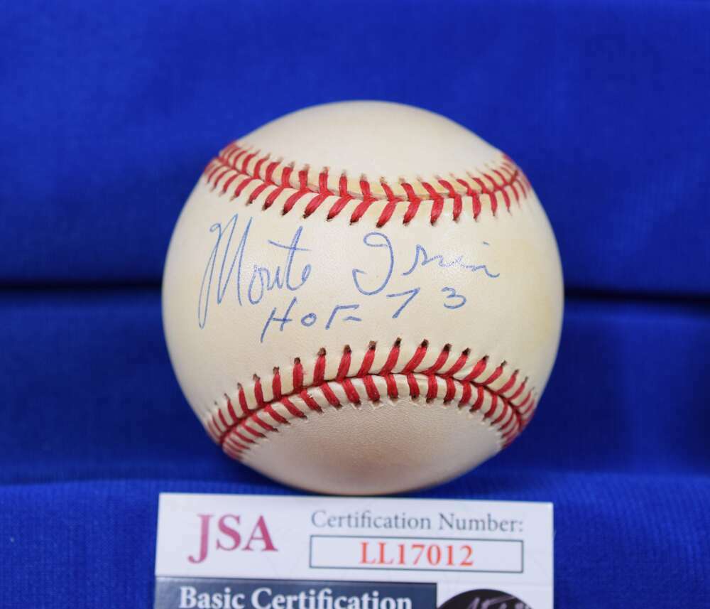 Monte Irvin HOF 73 JSA Coa Autograph National League ONL Signed BasebaLL