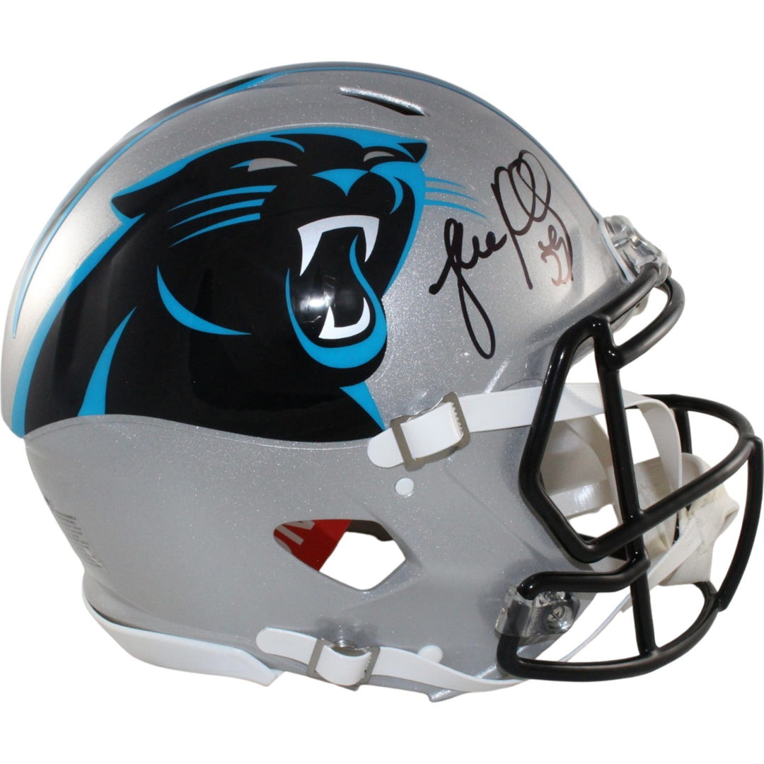 Luke Kuechly Autographed Carolina Panthers Authentic Helmet Beckett WIT 56874