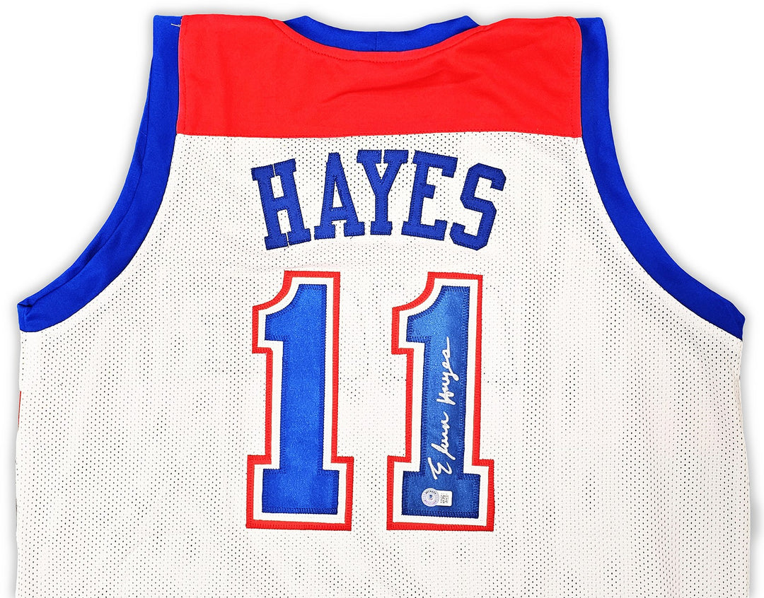 Washington Bullets Elvin Hayes Autographed Signed White Jersey Beckett