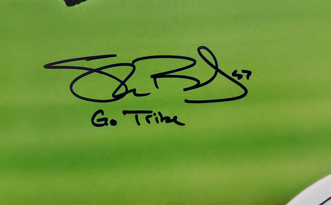 Shane Bieber Autographed Signed 16x20 Photo Cleveland Indians "Go Tribe" Beckett