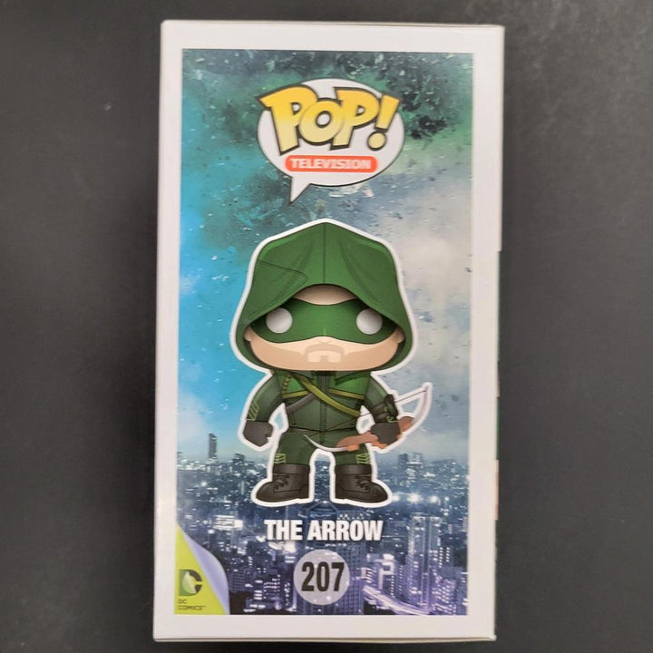 Stephen Amell signed Oliver Queen The Arrow Funko Pop yellow autograph ~ JSA COA