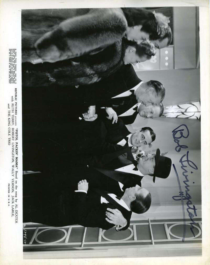 Bob Livingston Psa Dna Coa Hand Signed 8x10 Photo Autograph Authentic