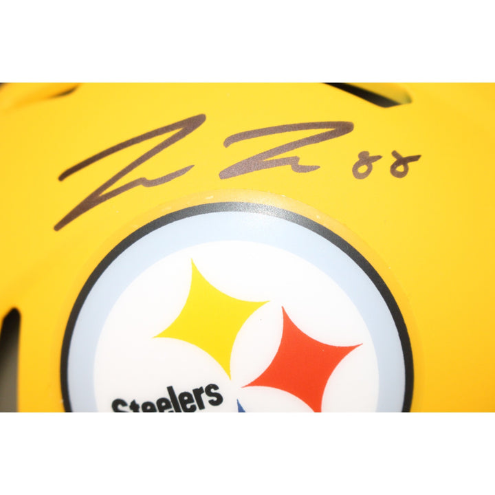 Pat Freiermuth Autographed Pittsburgh Steelers Mini Helmet 25 ALT Beckett 53145