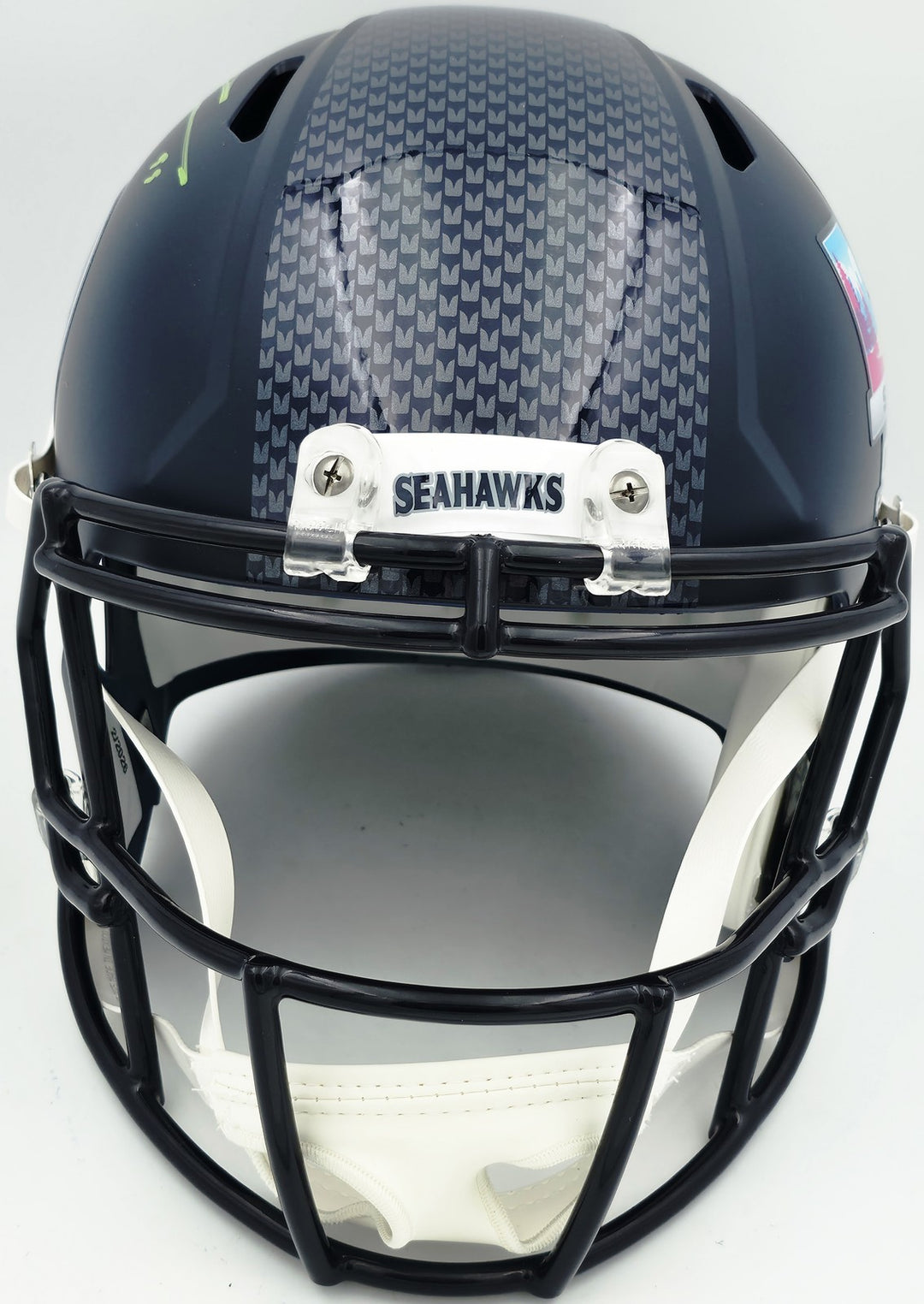 Leonard Williams Signed Seahawks Blue Full Size SB LX Champions Logo Speed