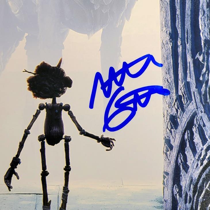 Mark Gustafson signed Pinocchio 12x18 photo poster autograph ~ Beckett BAS