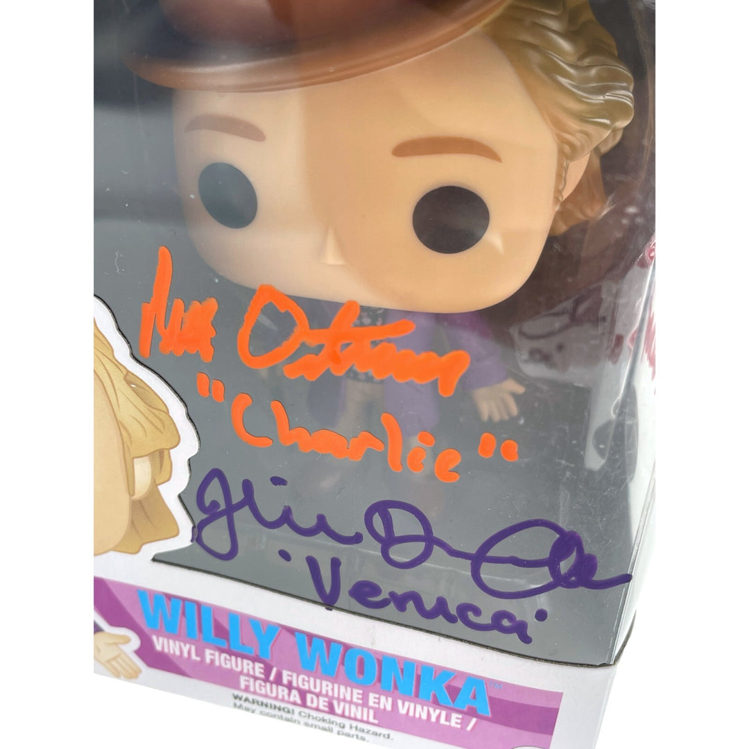 Willy Wonka & Chocolate Factory Kids x4 Signed Funko Pop JSA COA Autographed