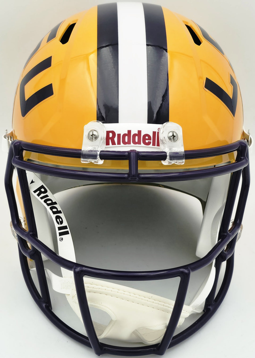 Patrick Peterson Auto LSU Tigers Yellow Full Size Speed Replica Helmet Beckett