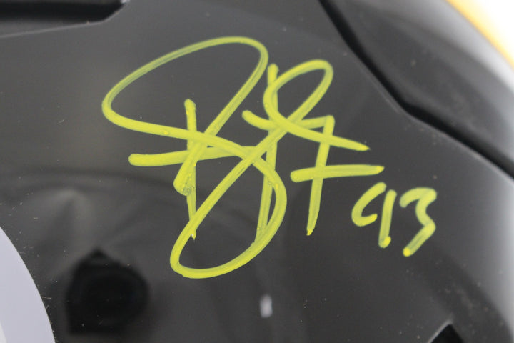 Troy Polamalu Autographed Pittsburgh Steelers SpeedFlex Helmet Beckett 56191