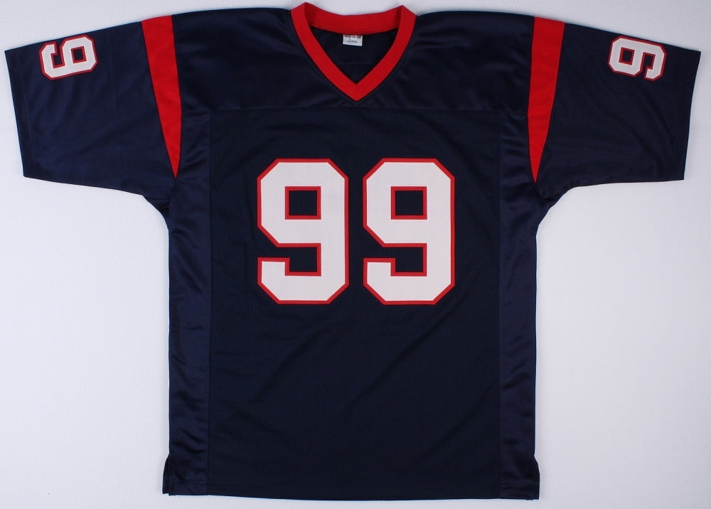 JJ Watt Signed Texans Jersey JSA COA Autograph Houston J.J. Blue