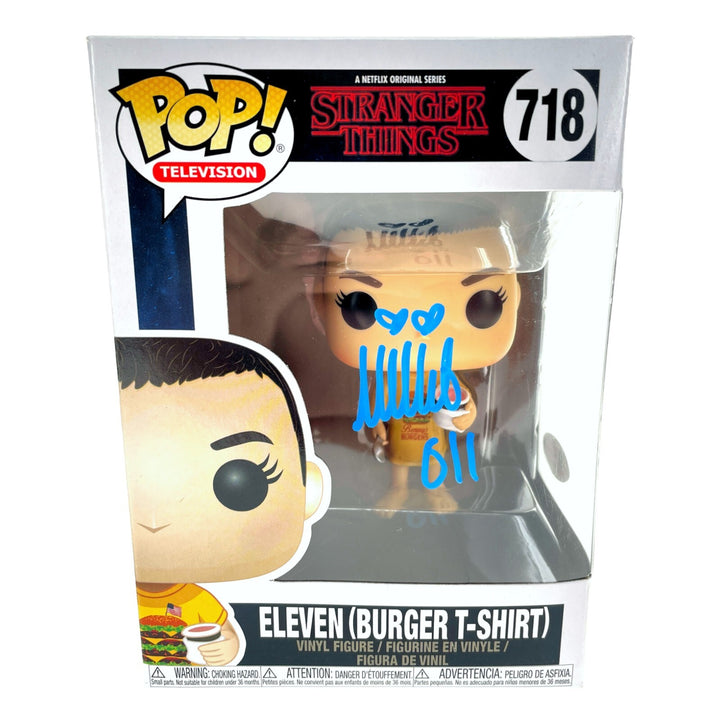 Millie Bobby Brown Signed Eleven 11 Stranger Things Funko Pop Slabbed PSA 10