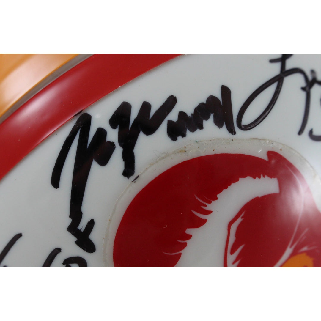 Selmon Sapp Lynch Brooks Barber Tampa Bay Buccaneers Mini Helmet Beckett 51011