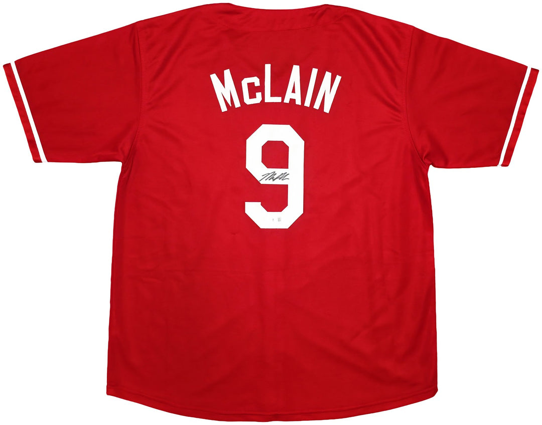 Cincinnati Reds Matt McLain Signed Red Jersey Beckett Witness