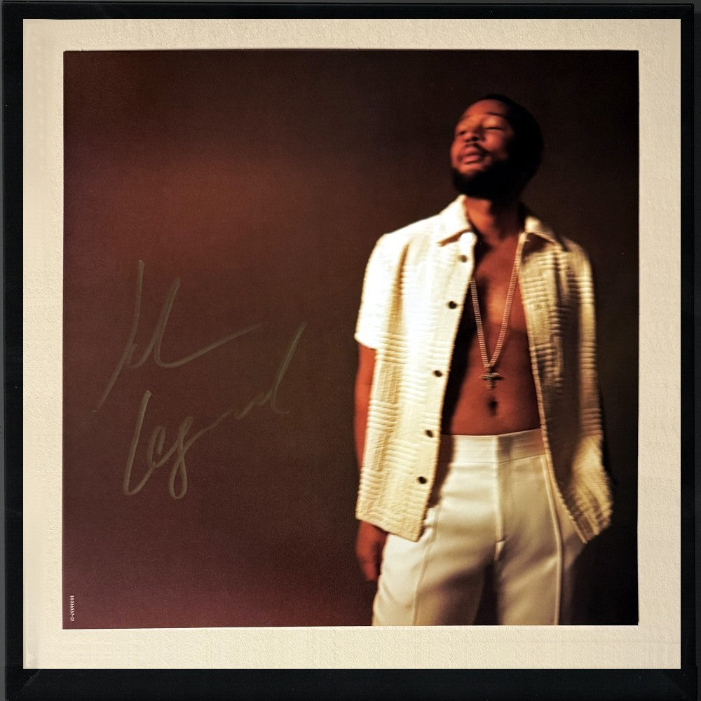John Legend signed LEGEND Act 1/ 2 10.5X10.5 Art Card/Album/Double LP FRAMED COA