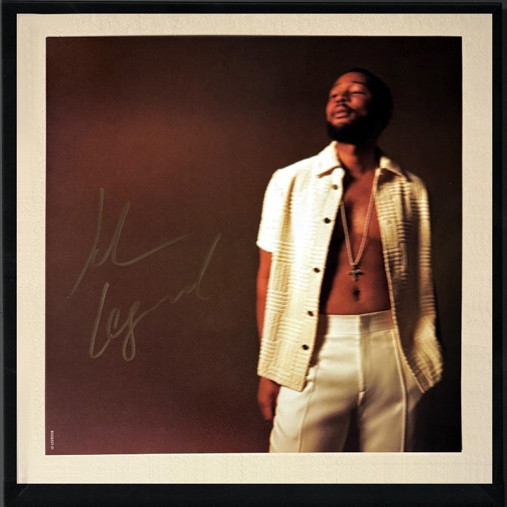 John Legend signed LEGEND Act 1/ 2 10.5X10.5 Art Card/Album/Double LP FRAMED COA