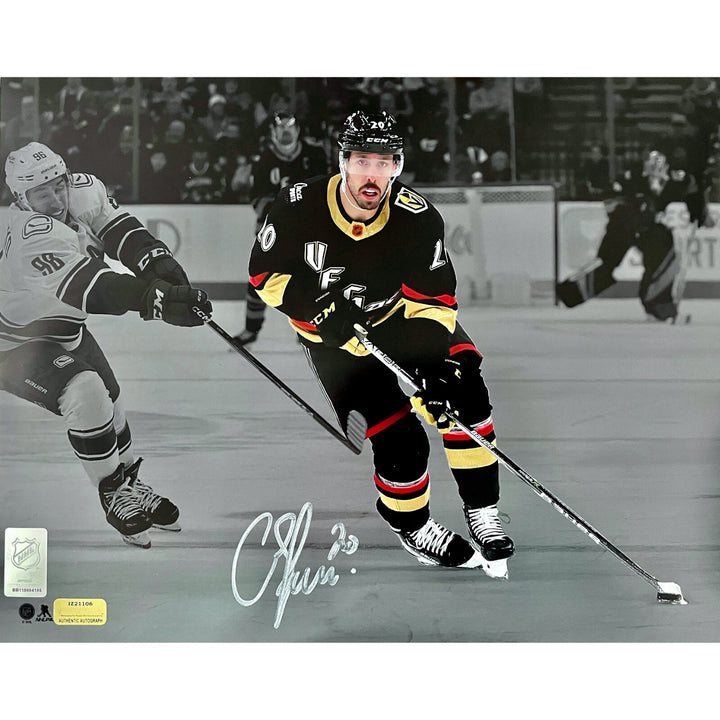 Chandler Stephenson Vegas Golden Knights Glow in the Dark Signed 11x14 Photo IGM