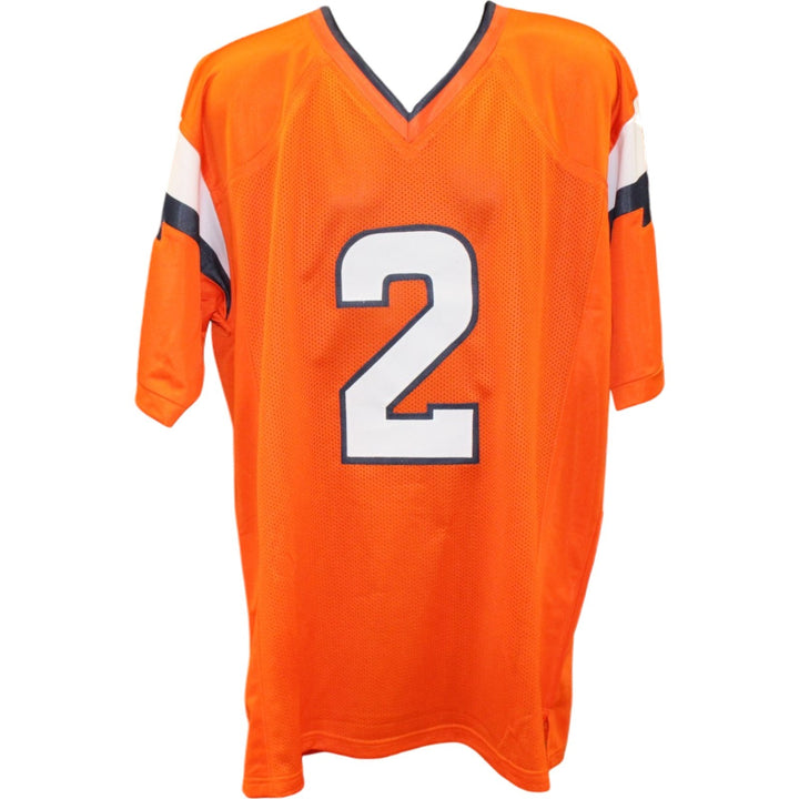 Patrick Surtain Autographed/Signed Pro Style Sz XL Orange Jersey Beckett 56427