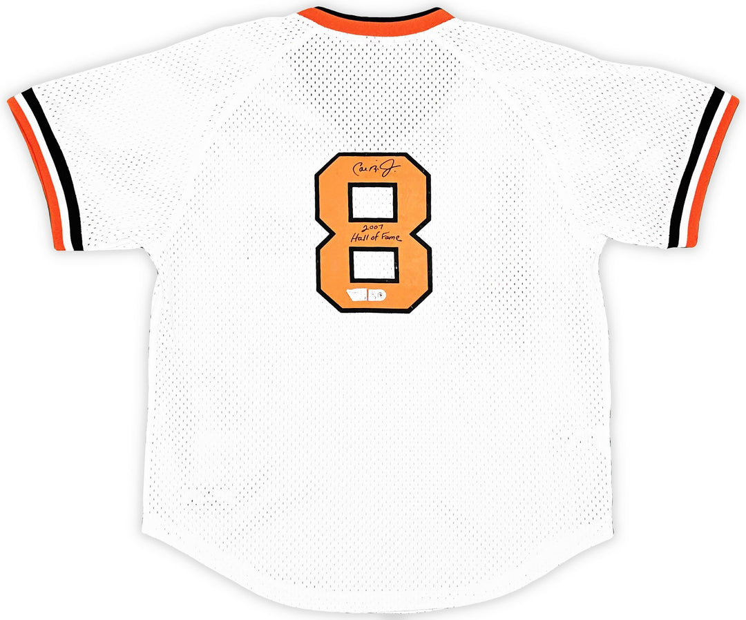Baltimore Orioles Cal Ripken Jr. Signed White Mitchell & Ness Batting Practice