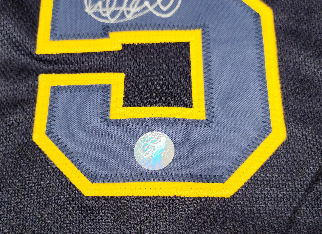 Orix Blue Wave Ichiro Suzuki Autographed Signed Navy Jersey IS Holo