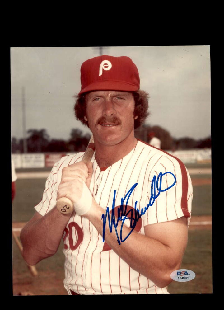 Mike Schmidt PSA DNA Signed 8x10 Photo Autograph Phillies