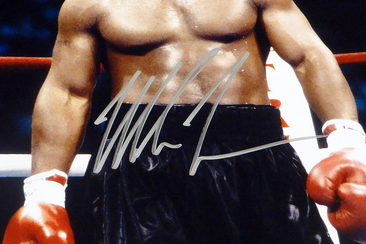 Mike Tyson Signed 11x14 Photo Beckett BAS