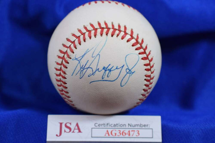 Ken Griffey Jr & Sr JSA Coa Autograph American League Signed Baseball