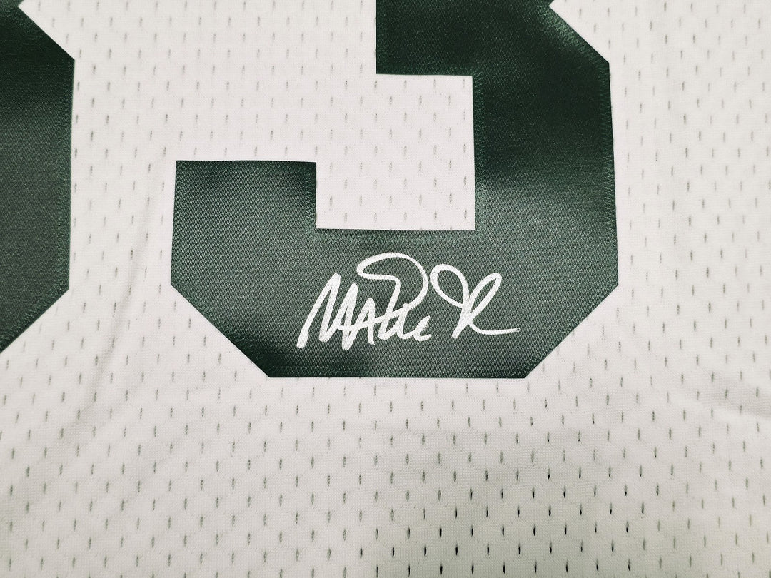 Michigan State Magic Johnson Auto Mitchell Ness 1978 College Jersey L Beckett